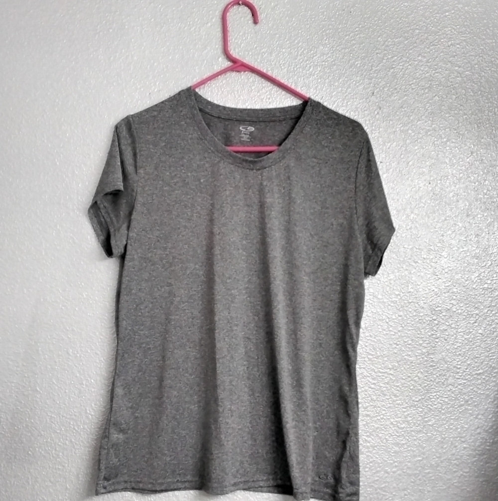 Champion Women's Gray Marled Athletic Shirt.    Size Xl